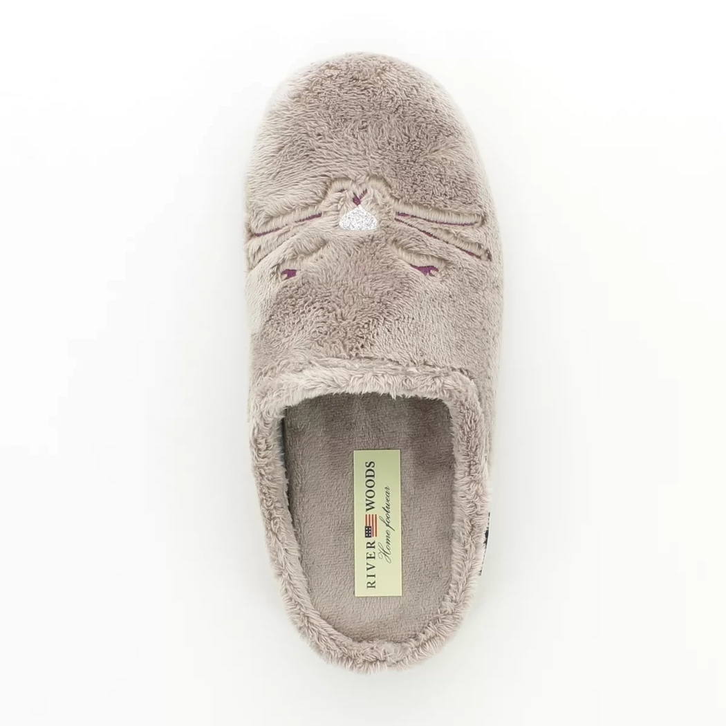 Image (6) de la chaussures Riverwoods - Pantoufles et Chaussons Rose en Textile