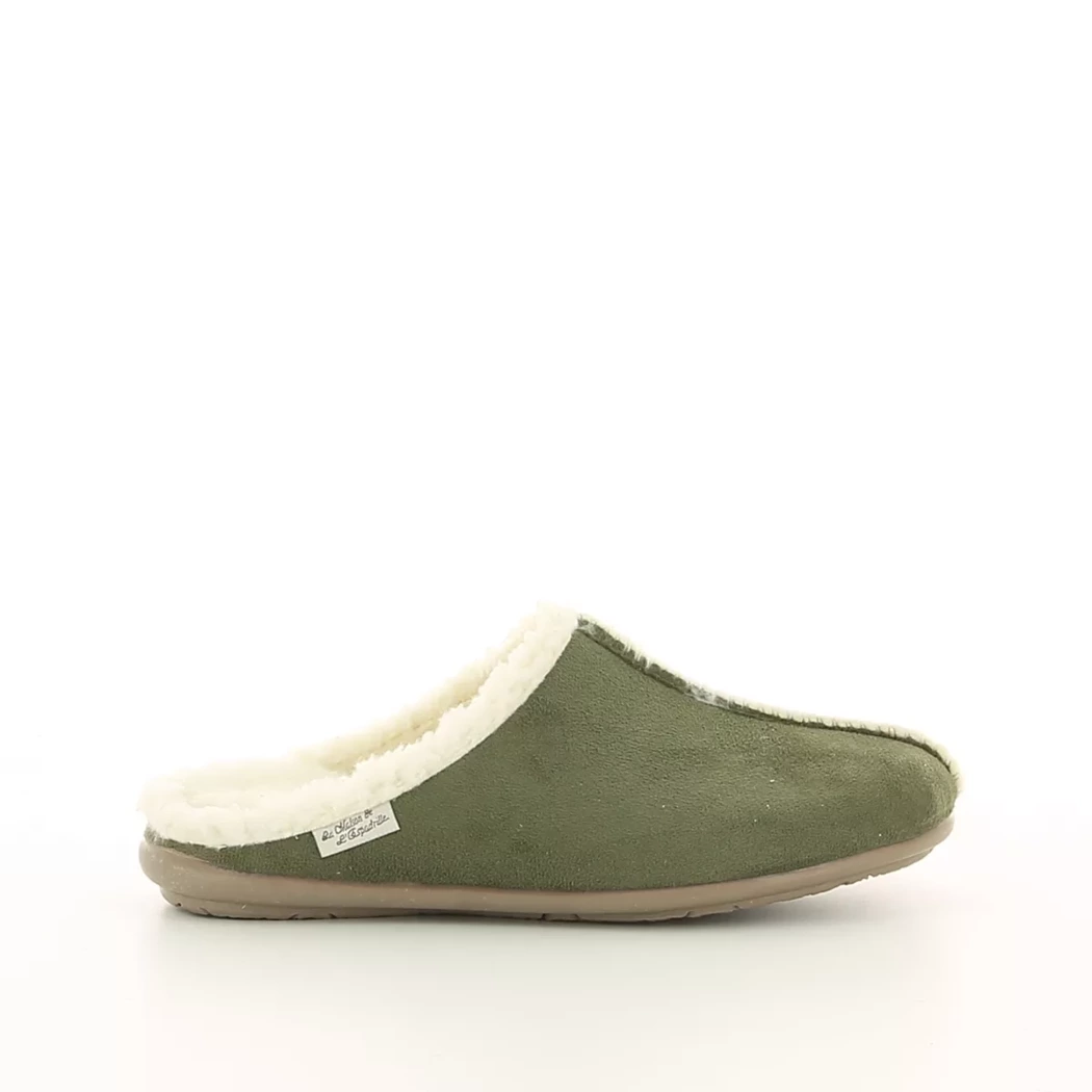 Image (2) de la chaussures La Maison de l'Espadrille - Pantoufles et Chaussons Vert en Textile