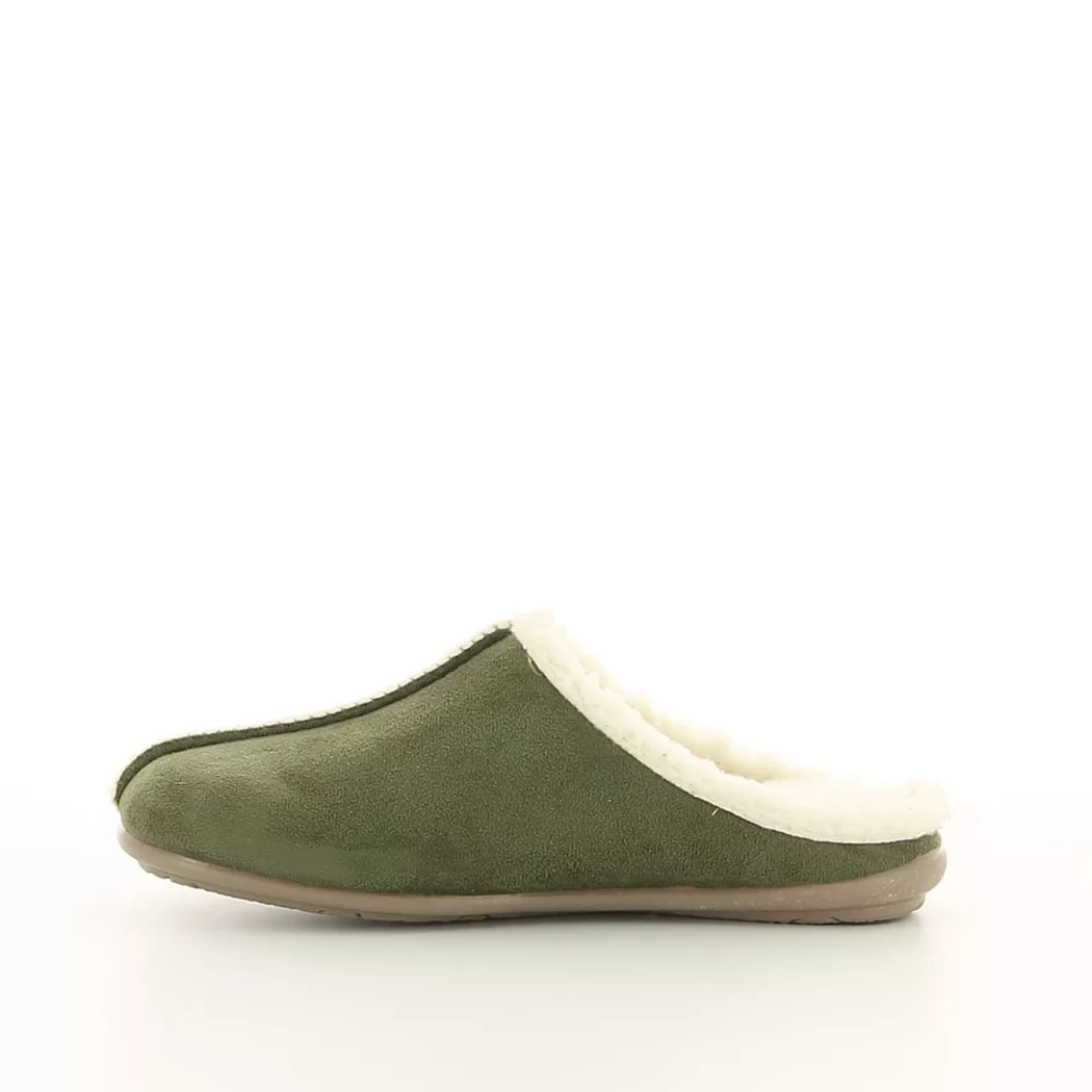 Image (4) de la chaussures La Maison de l'Espadrille - Pantoufles et Chaussons Vert en Textile