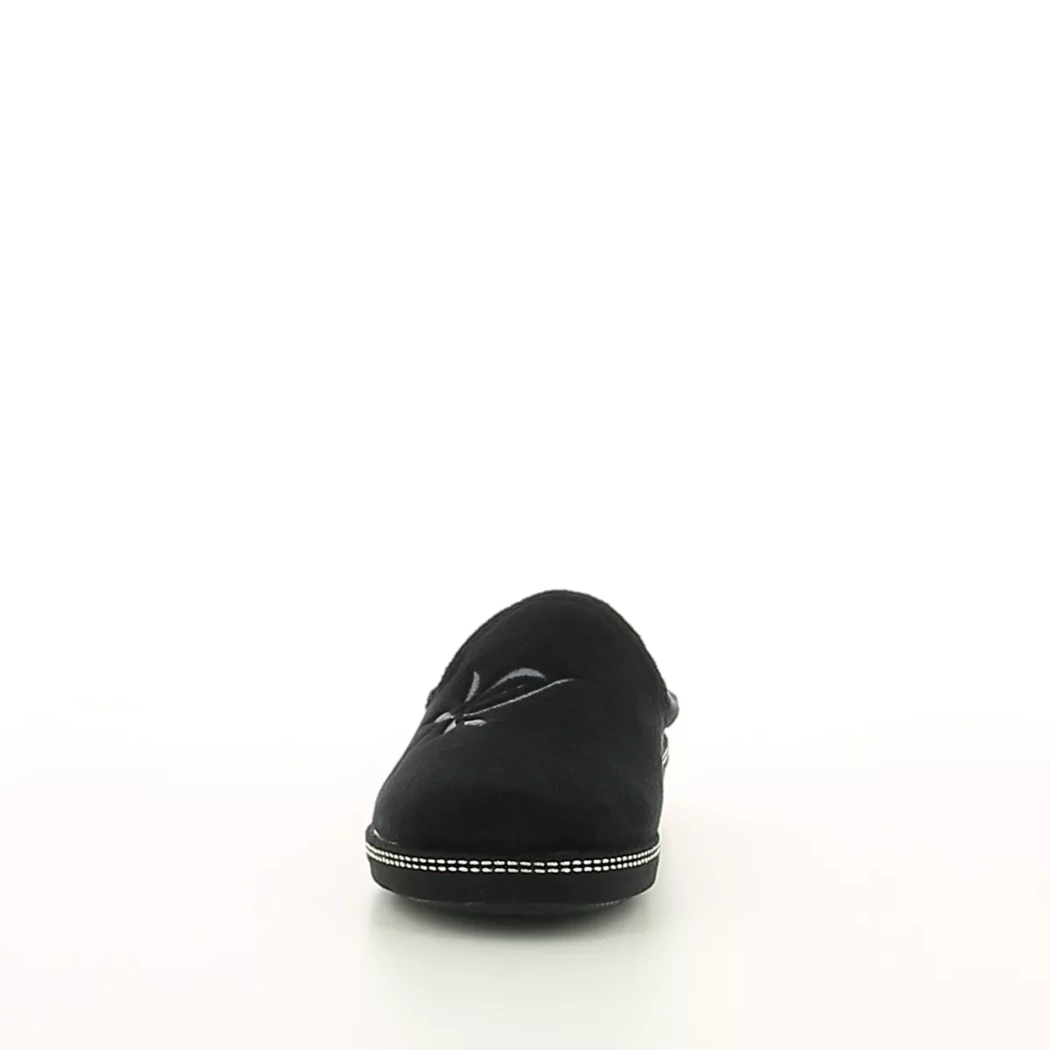 Image (5) de la chaussures La Maison de l'Espadrille - Pantoufles et Chaussons Noir en Textile