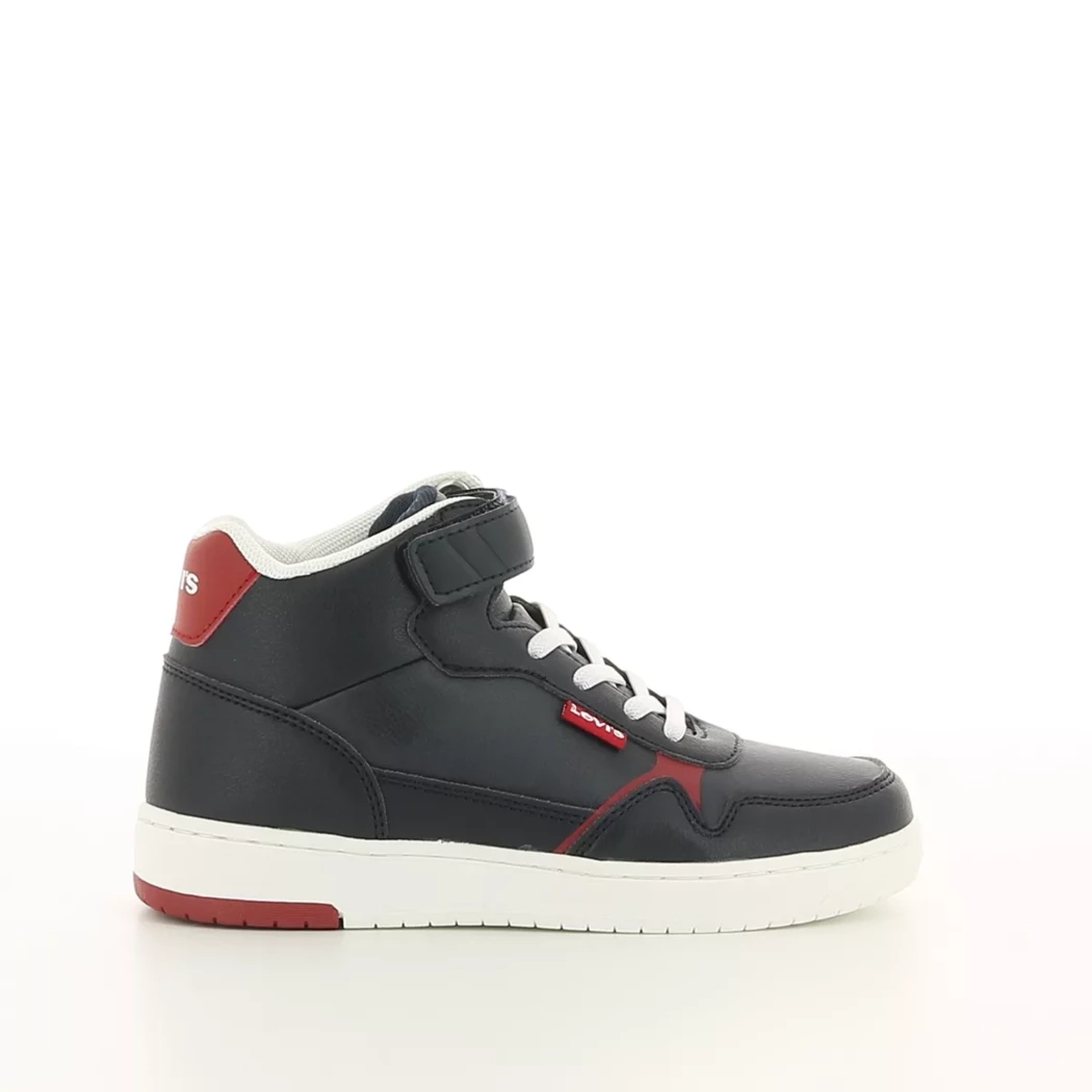 Image (2) de la chaussures Levi's - Bottines Bleu en Cuir synthétique