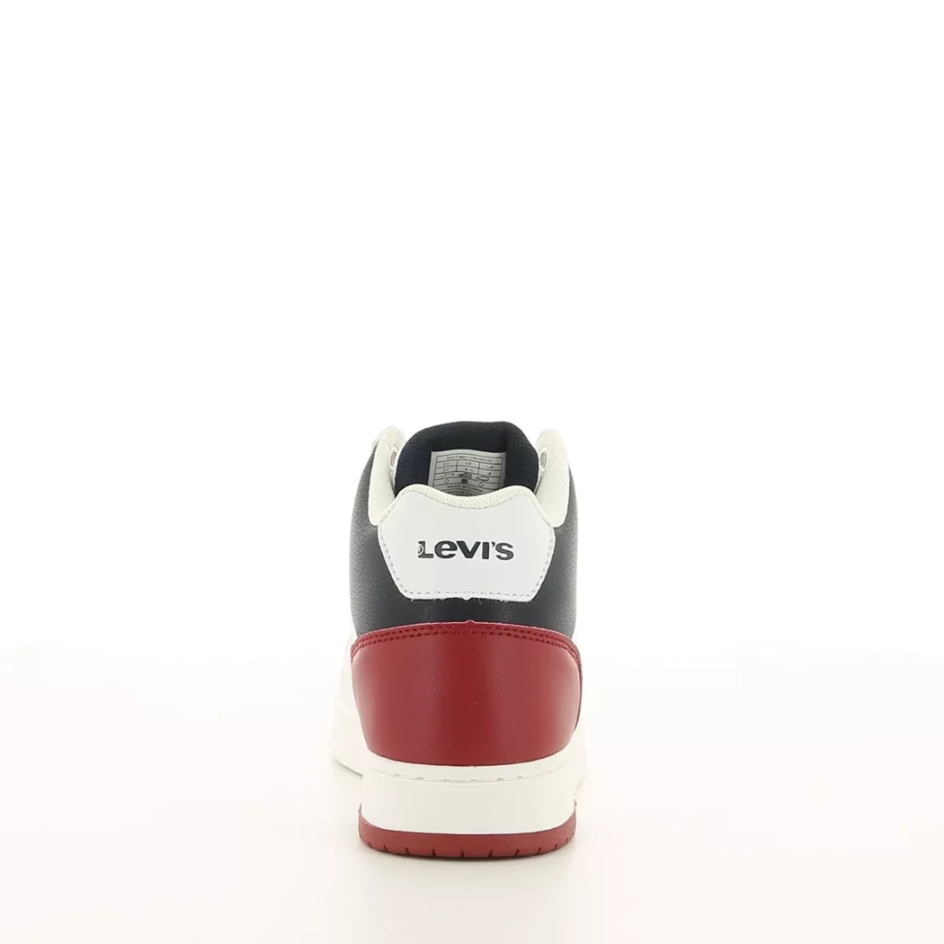Image (3) de la chaussures Levi's - Bottines Blanc en Cuir synthétique