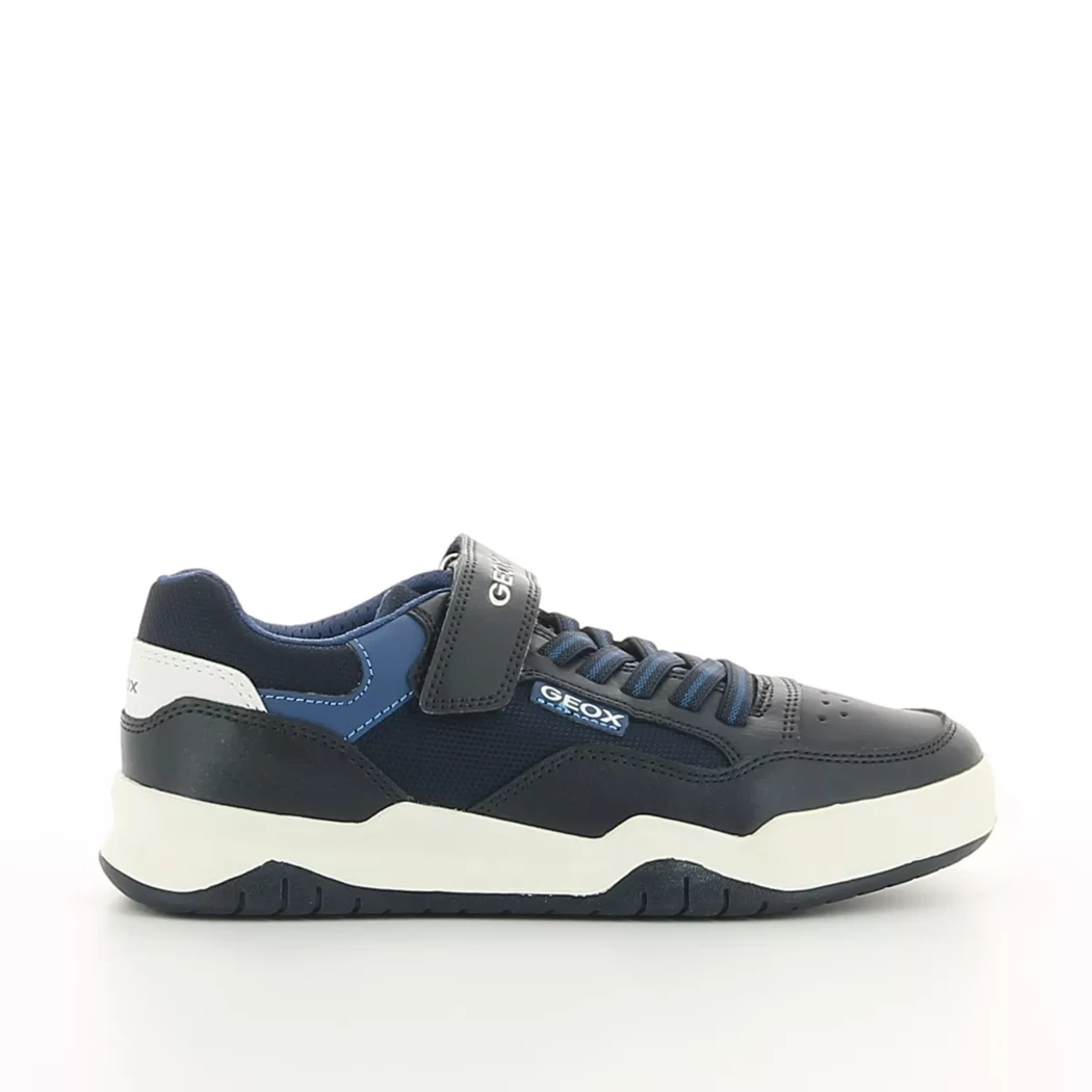 Image (2) de la chaussures Geox - Baskets Bleu en Cuir synthétique