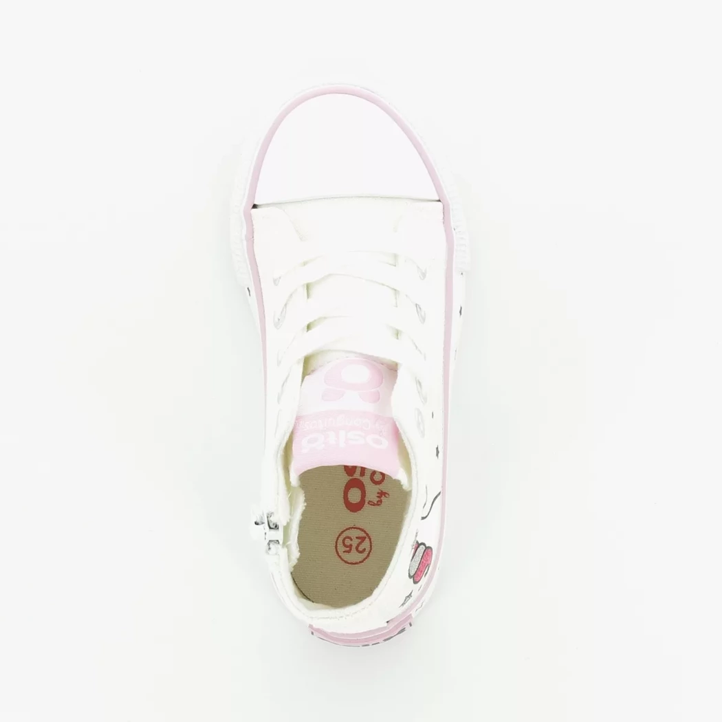 Image (6) de la chaussures Osito - Baskets Blanc en Textile