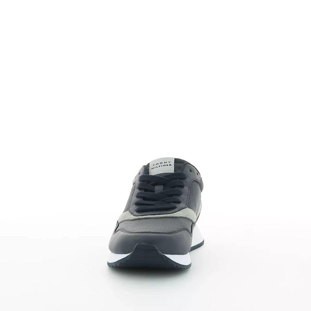 Image (5) de la chaussures Tommy Hilfiger - Baskets Bleu en Cuir et textile
