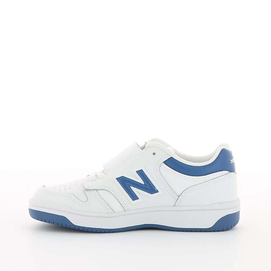 Image (4) de la chaussures New Balance - Baskets Blanc en Cuir synthétique