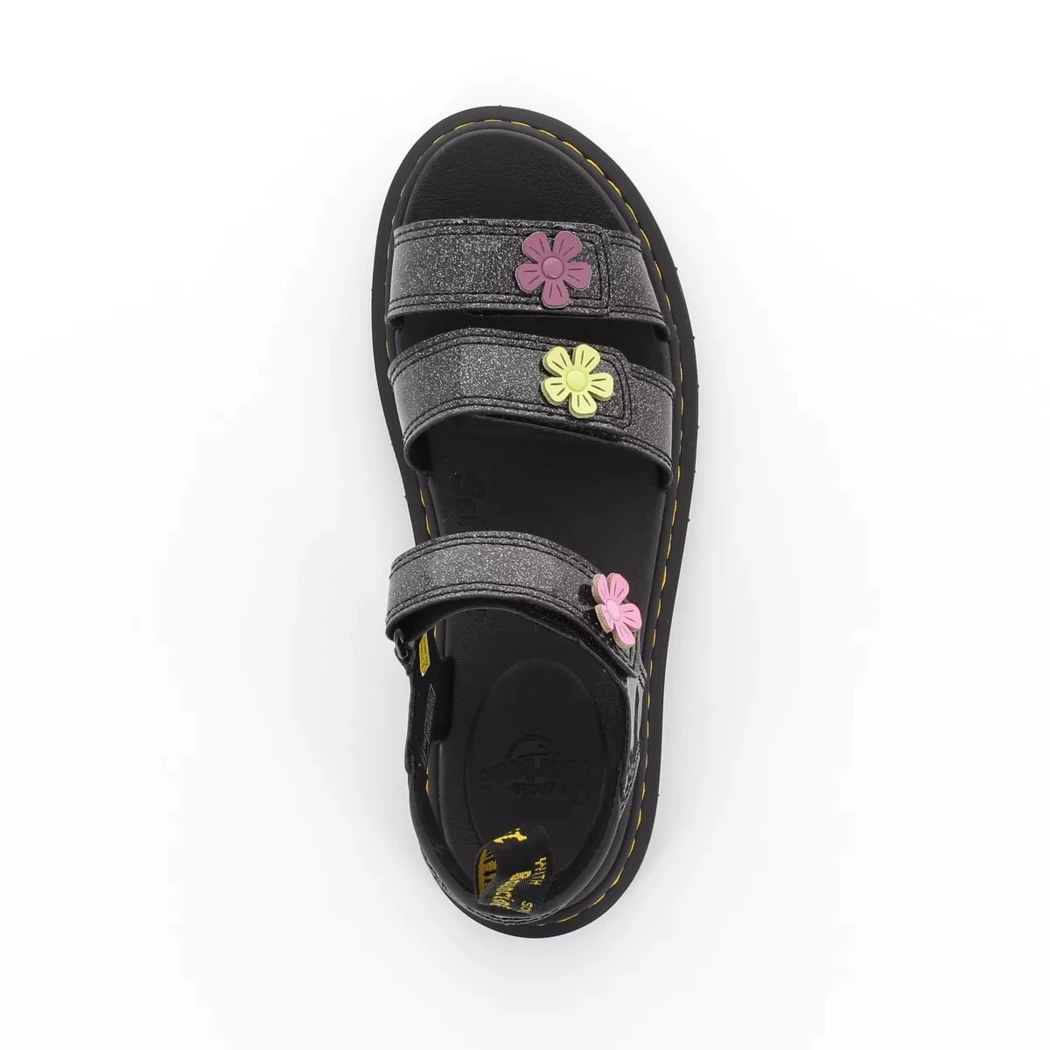 Image (6) de la chaussures Dr. Martens - Sandales et Nu-Pieds Noir en Cuir vernis