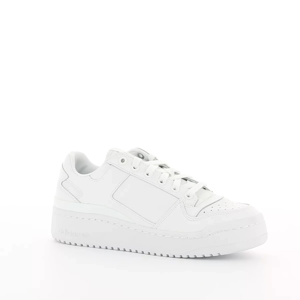 Image (1) de la chaussures Adidas - Baskets Blanc en Cuir