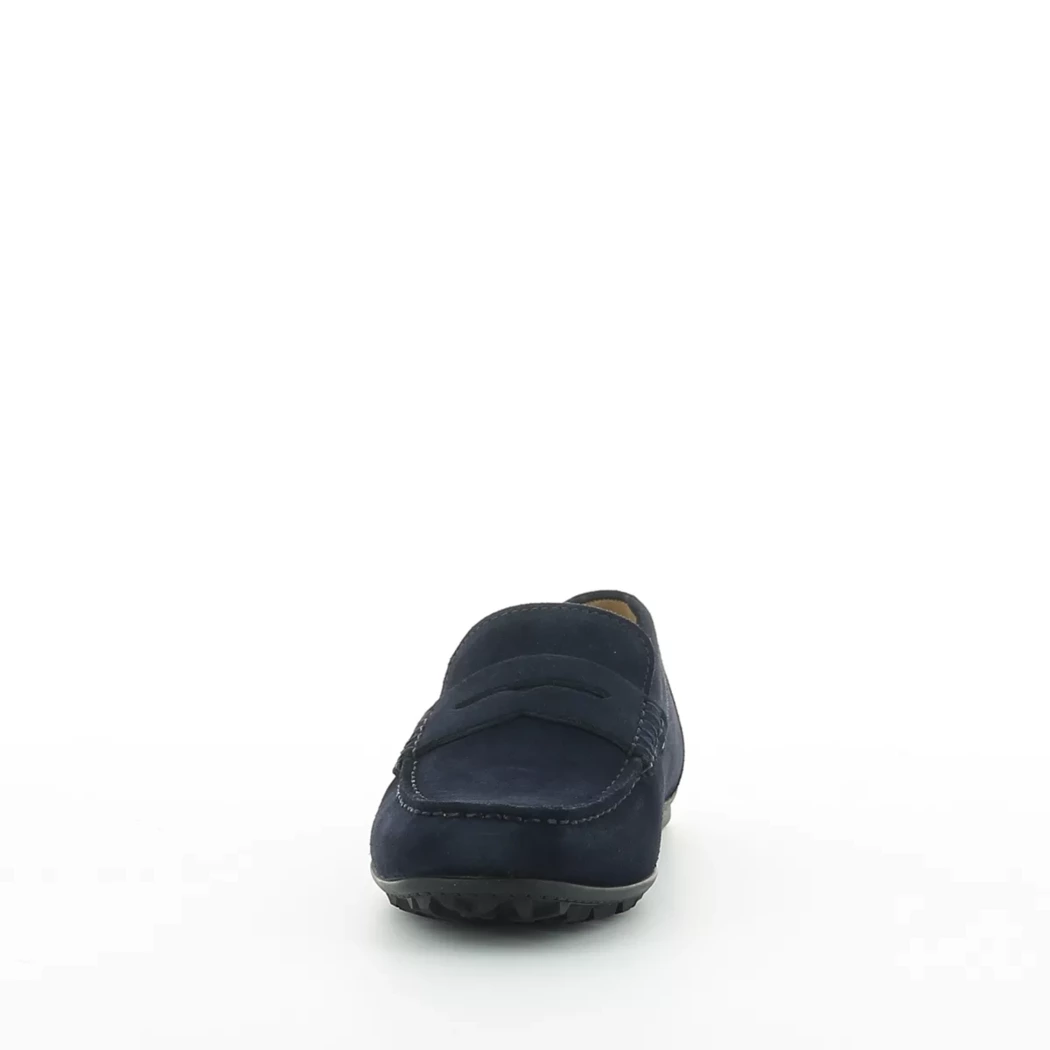 Image (5) de la chaussures Geox - Mocassins Bleu en Cuir nubuck