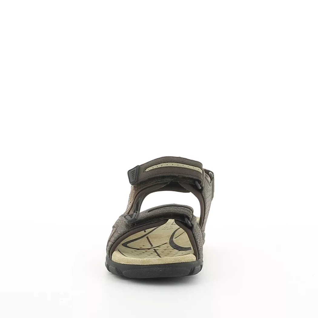 Image (5) de la chaussures Geox - Sandales et Nu-Pieds Marron en Cuir synthétique