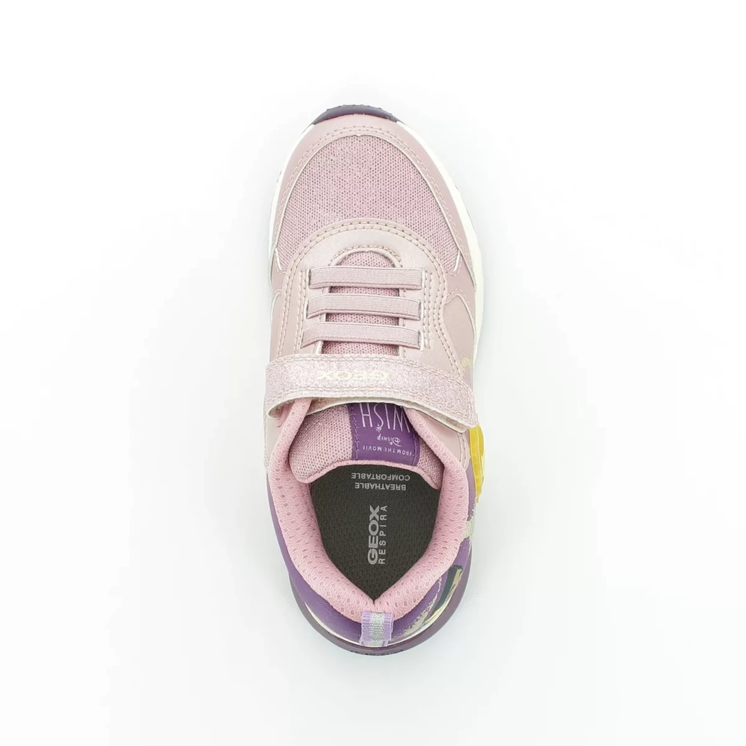 Image (6) de la chaussures Geox - Baskets Rose en Textile