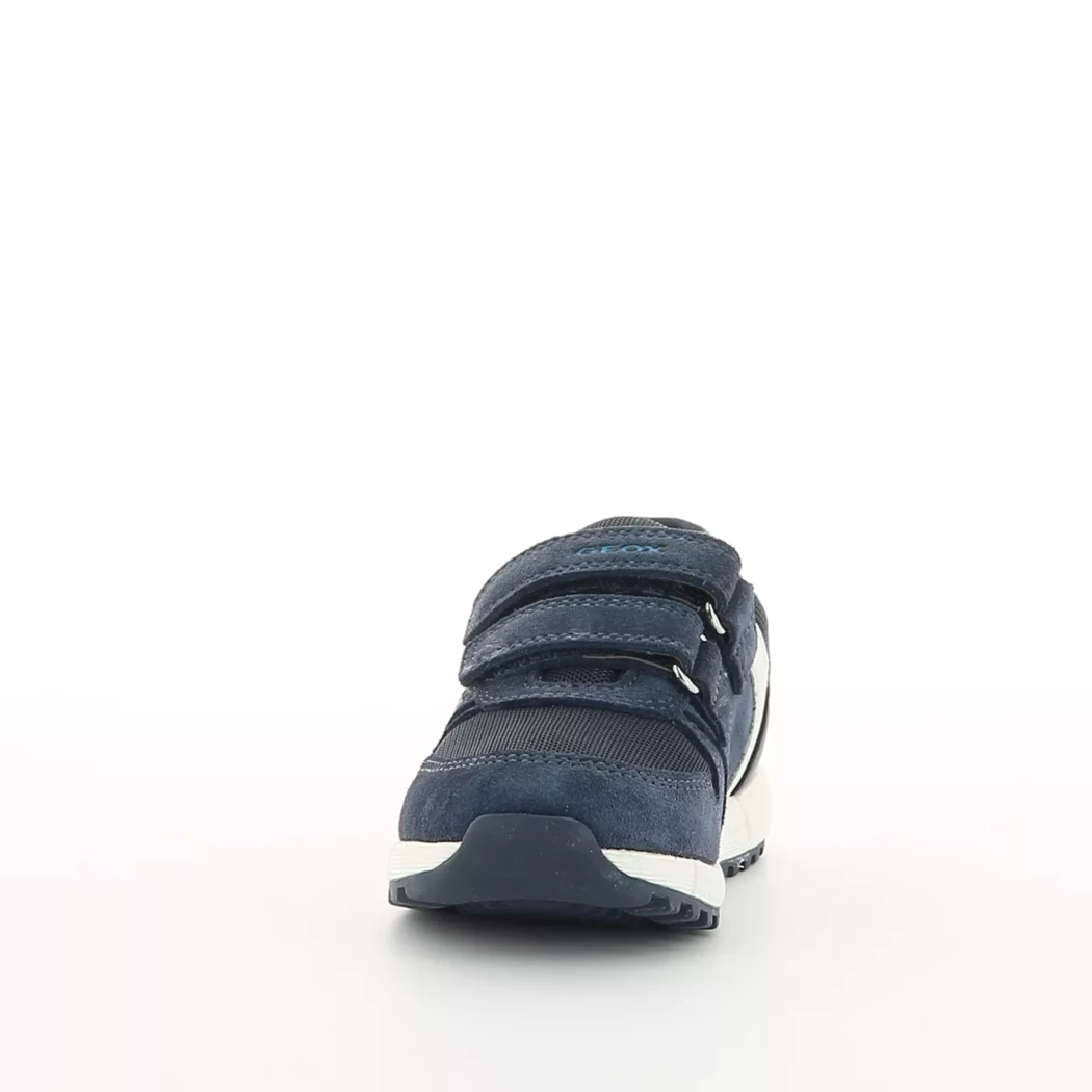 Image (5) de la chaussures Geox - Baskets Bleu en Cuir nubuck