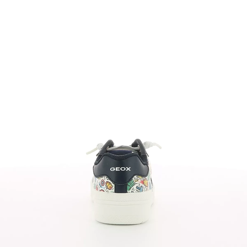 Image (3) de la chaussures Geox - Baskets Blanc en Cuir synthétique