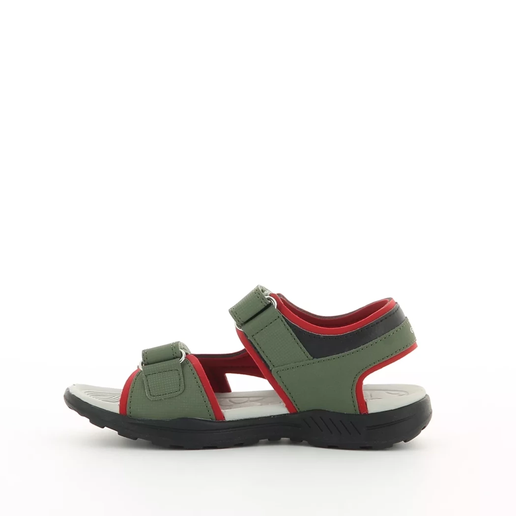 Image (4) de la chaussures Geox - Sandales et Nu-Pieds Vert en Cuir synthétique