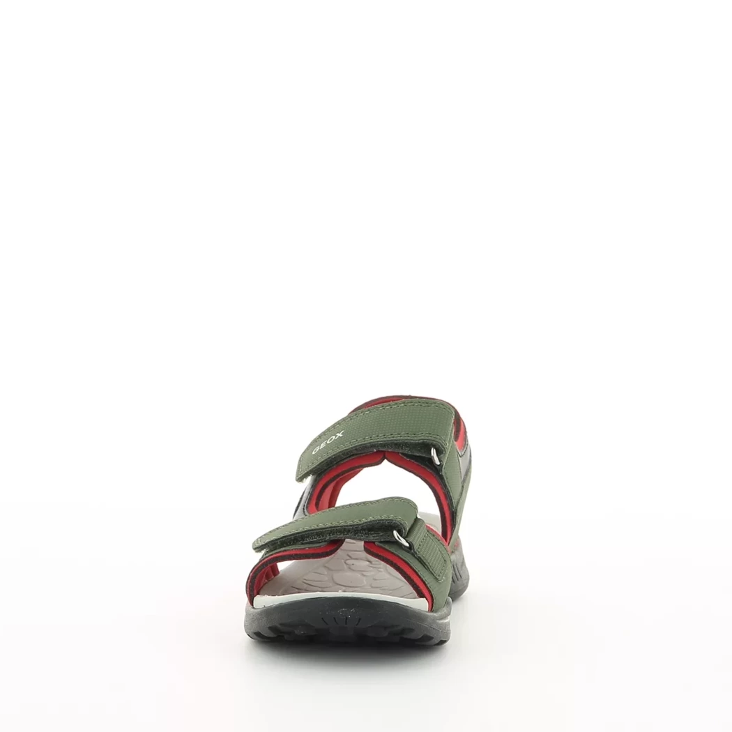 Image (5) de la chaussures Geox - Sandales et Nu-Pieds Vert en Cuir synthétique