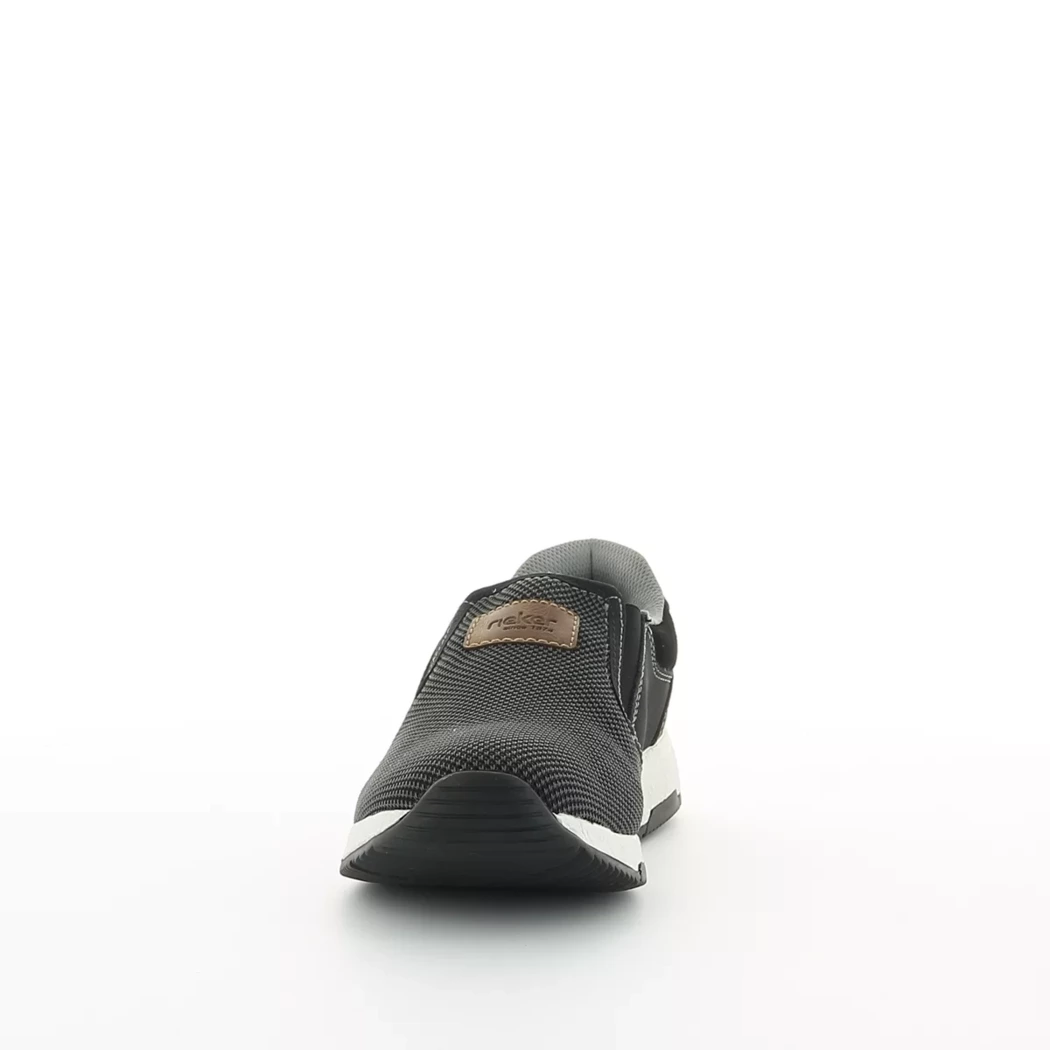 Image (5) de la chaussures Rieker - Baskets Noir en Textile