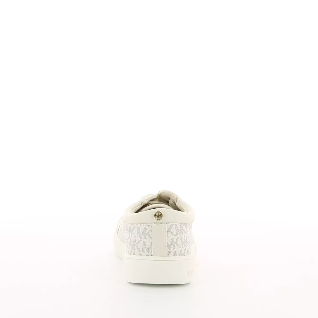 Image (3) de la chaussures Michael Kors Kids - Baskets Beige en Cuir synthétique