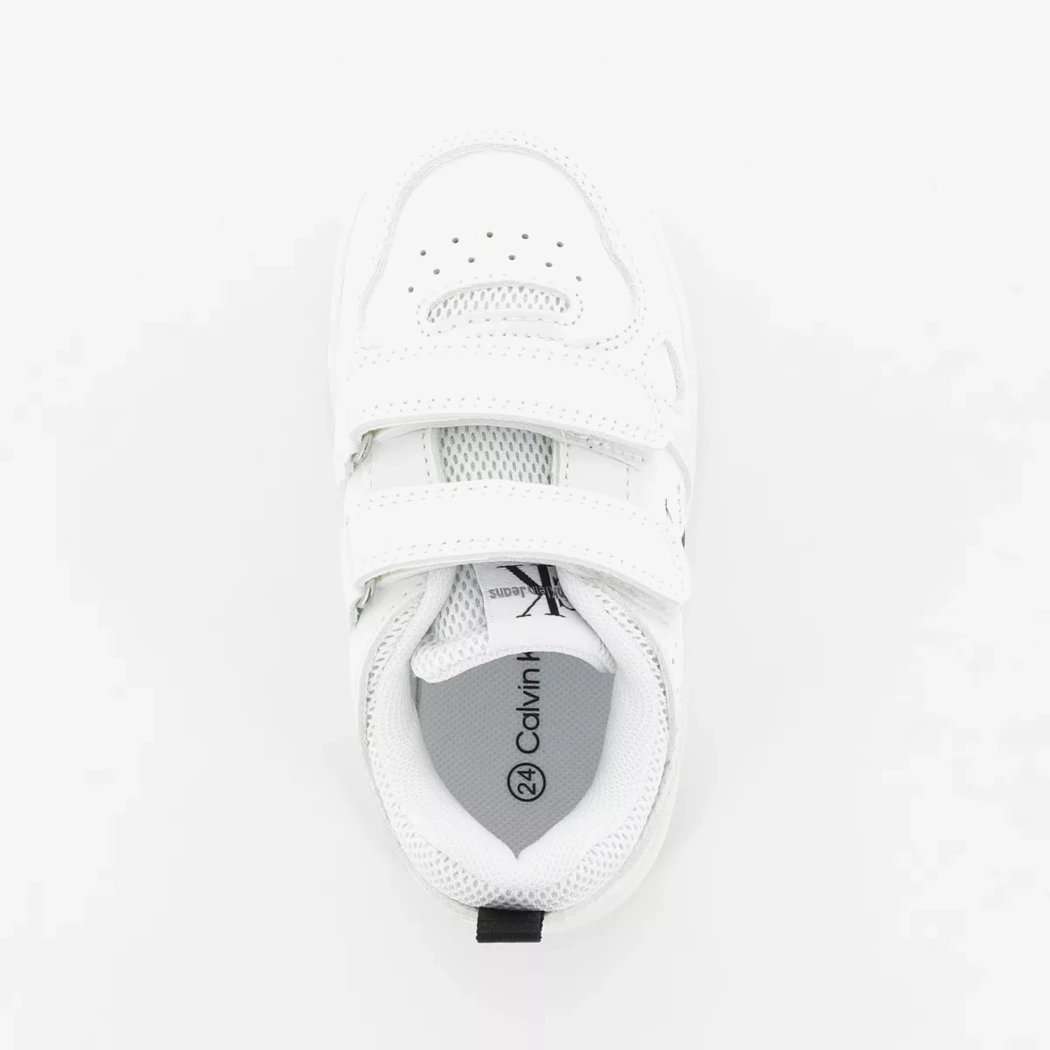 Image (6) de la chaussures Calvin Klein - Baskets Blanc en Cuir synthétique