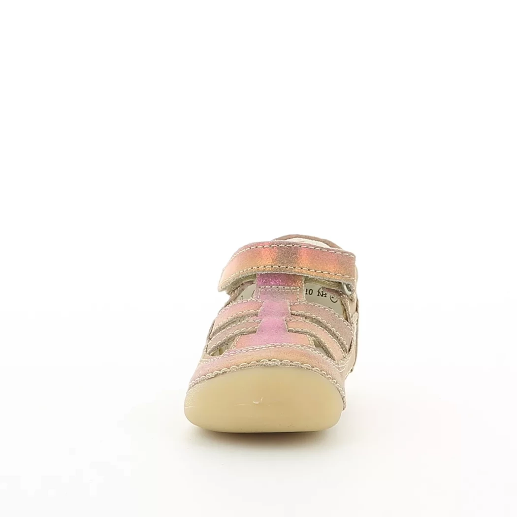 Image (5) de la chaussures Kickers - Bottines ouvertes Rose en Cuir synthétique
