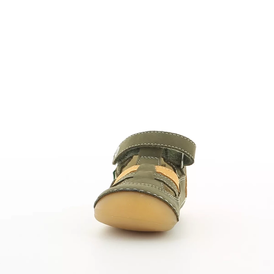 Image (5) de la chaussures Kickers - Bottines ouvertes Vert en Cuir nubuck
