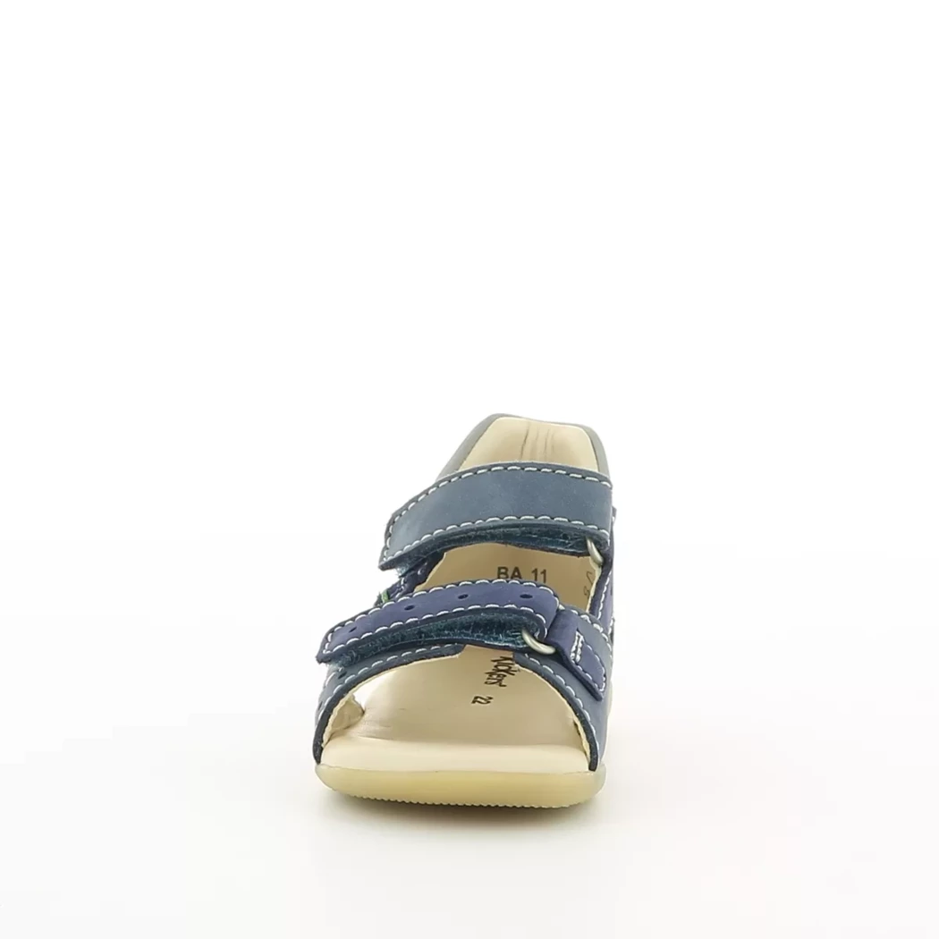 Image (5) de la chaussures Kickers - Sandales et Nu-Pieds Bleu en Cuir nubuck