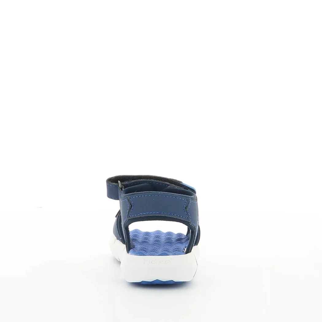 Image (3) de la chaussures Kickers - Sandales et Nu-Pieds Bleu en Cuir synthétique