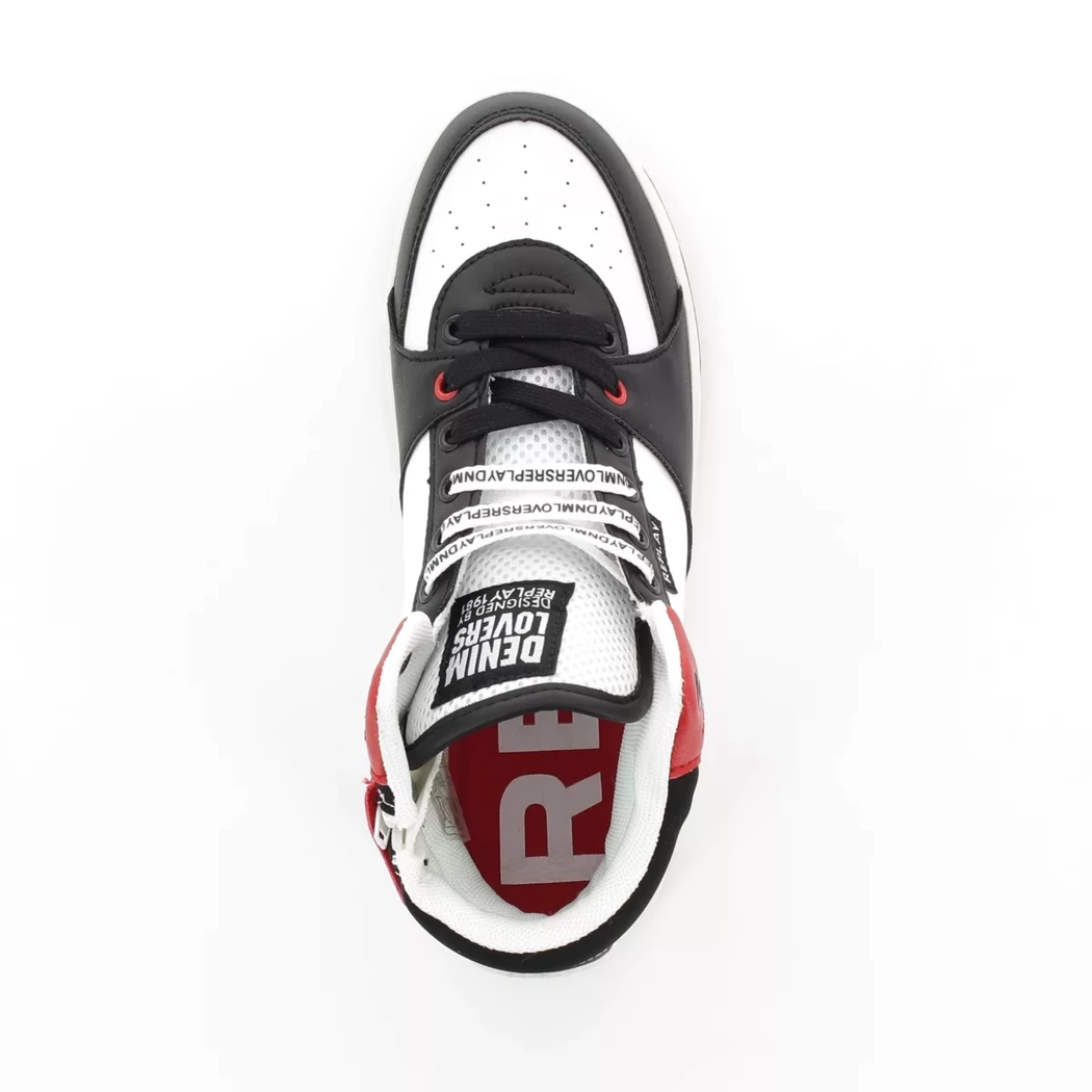 Image (6) de la chaussures Replay - Baskets Blanc en Cuir synthétique