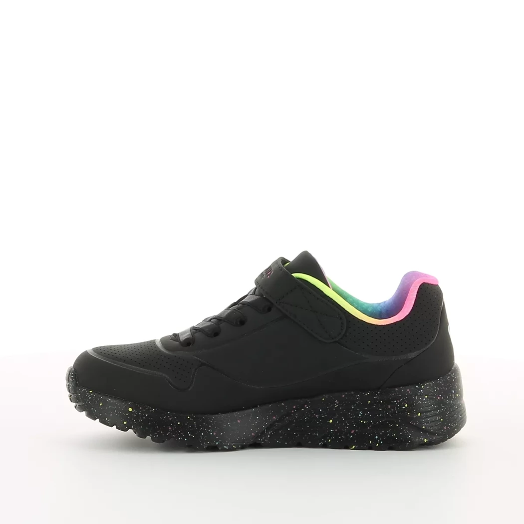Image (4) de la chaussures Skechers - Baskets Noir en Cuir synthétique