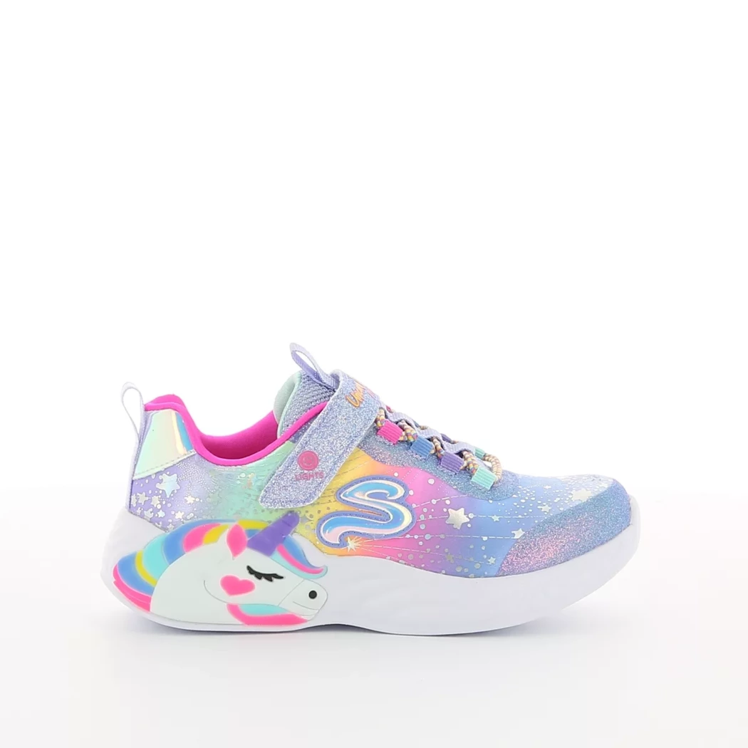 Image (2) de la chaussures Skechers - Baskets Violet / Lilas en Nylon