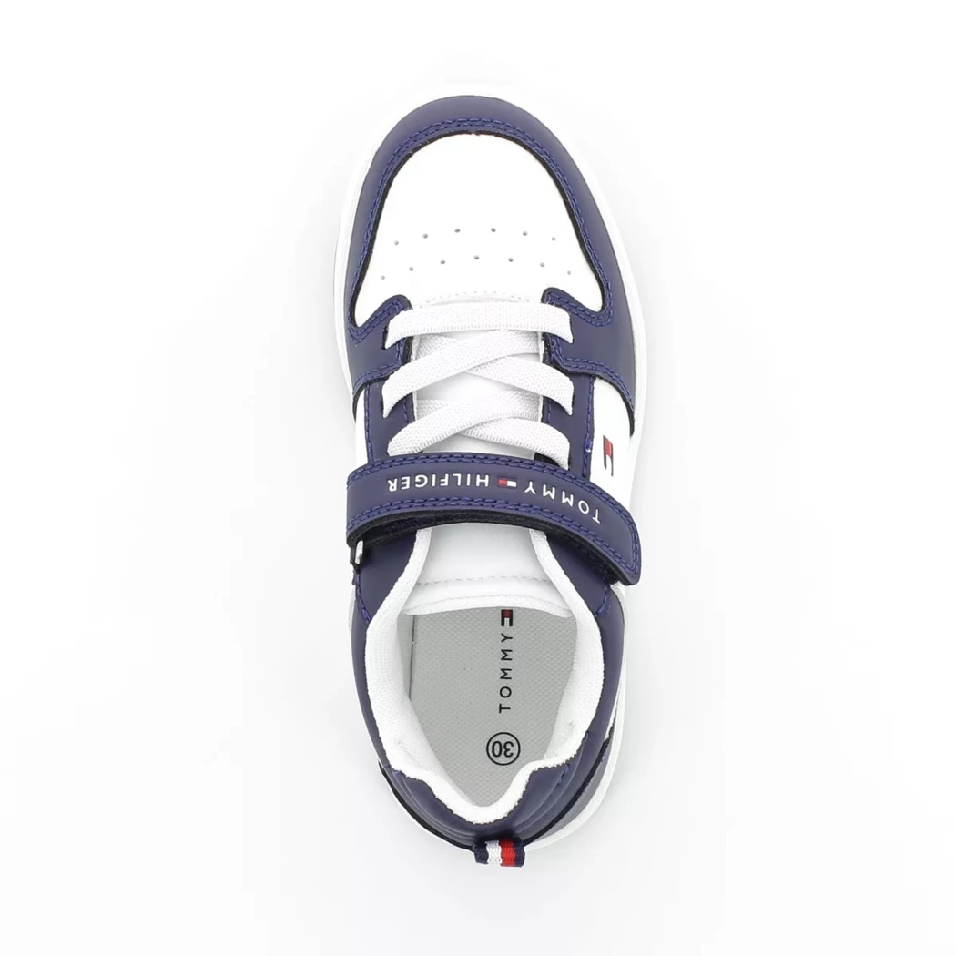 Image (6) de la chaussures Tommy Hilfiger - Baskets Bleu en Cuir synthétique