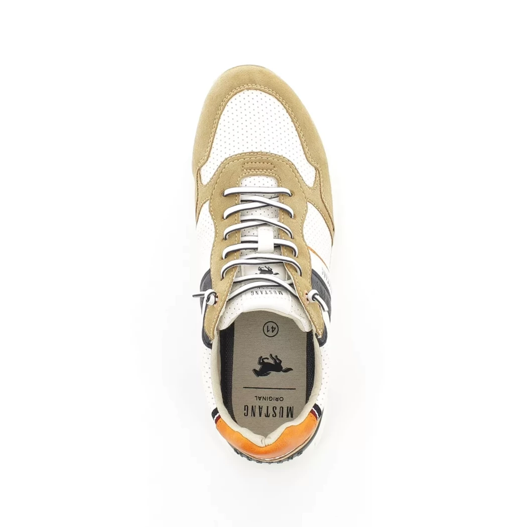 Image (6) de la chaussures Mustang - Baskets Blanc en Cuir synthétique
