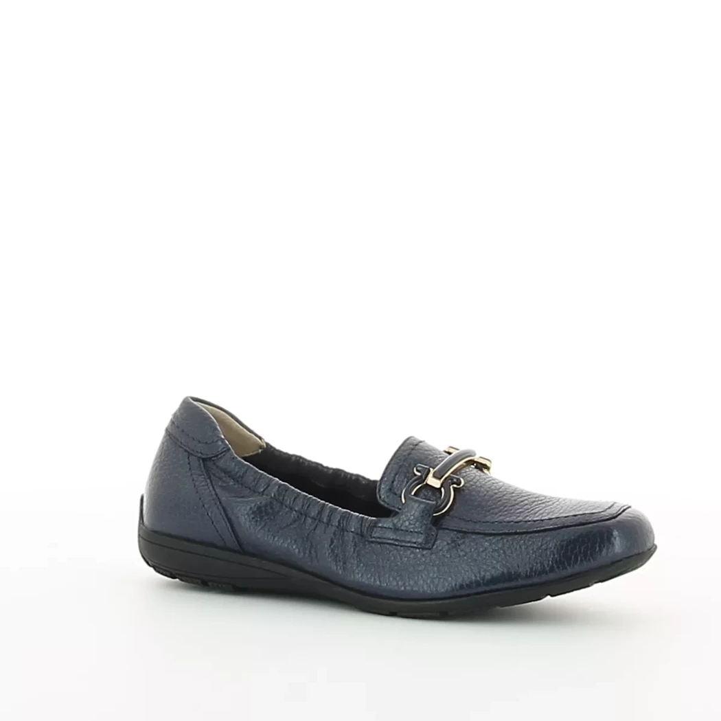 Image (1) de la chaussures Caprice - Mocassins Bleu en Cuir
