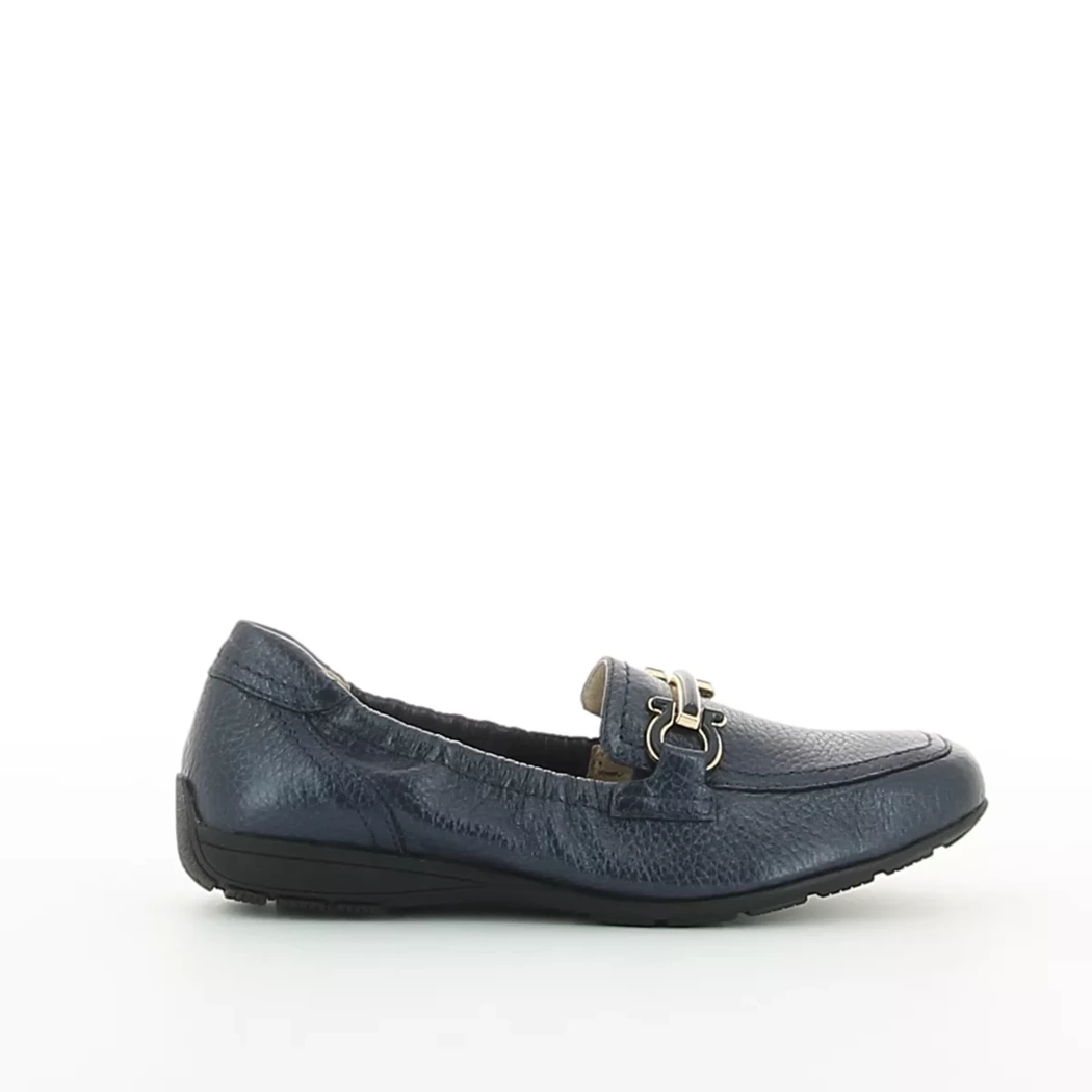 Image (2) de la chaussures Caprice - Mocassins Bleu en Cuir