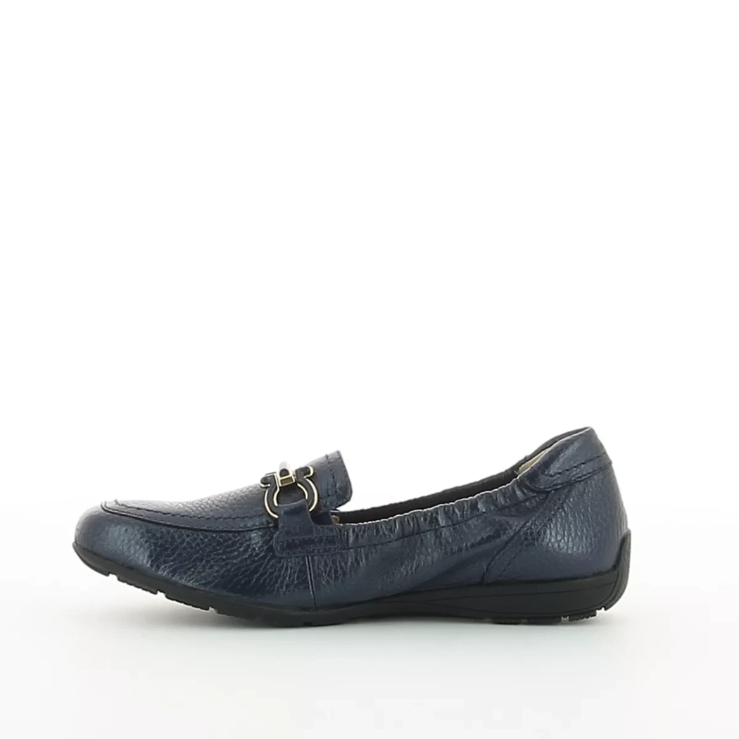 Image (4) de la chaussures Caprice - Mocassins Bleu en Cuir