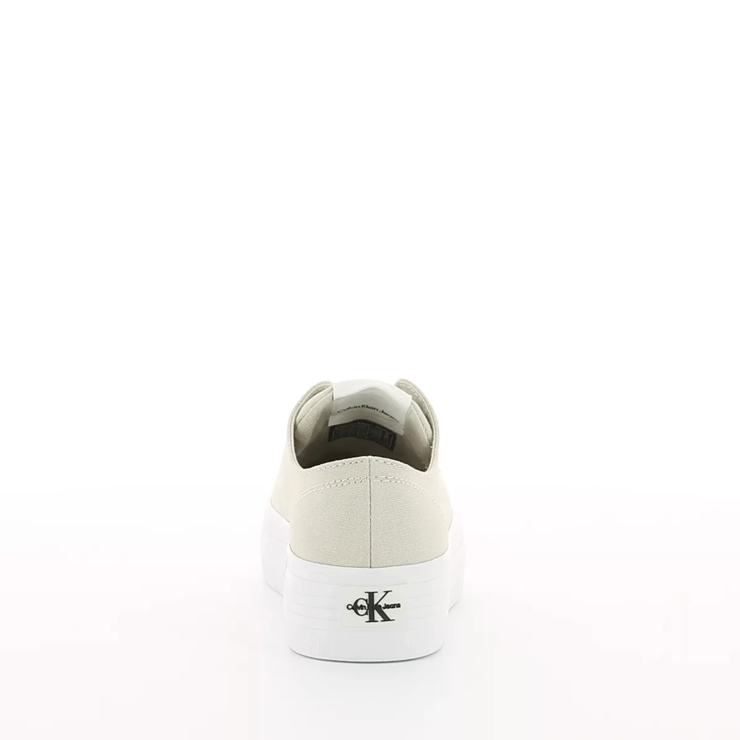 Image (3) de la chaussures Calvin Klein - Baskets Beige en Textile