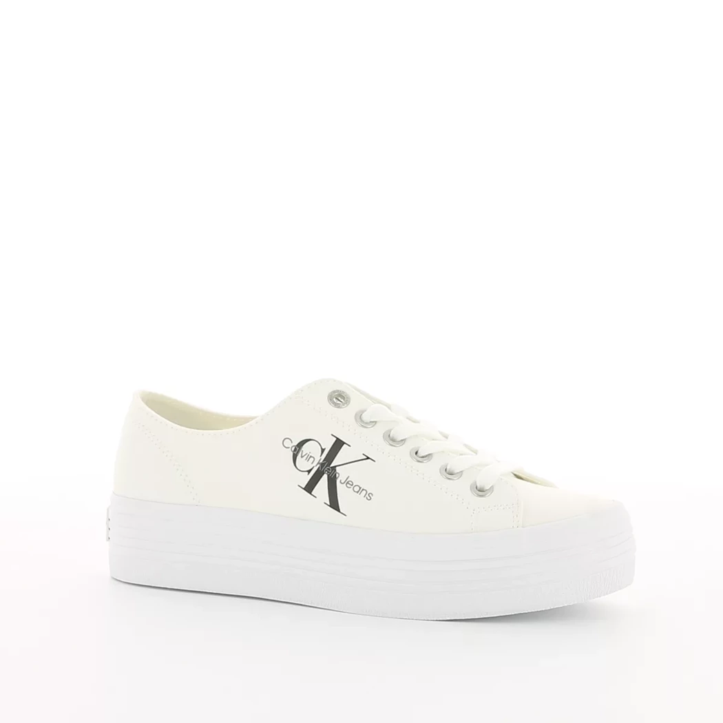 Image (1) de la chaussures Calvin Klein - Baskets Blanc en Textile