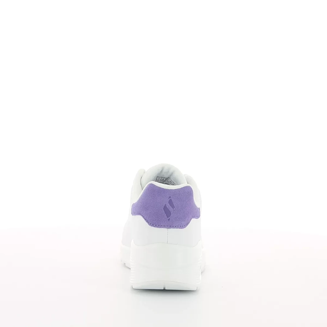 Image (3) de la chaussures Skechers - Baskets Blanc en Cuir synthétique