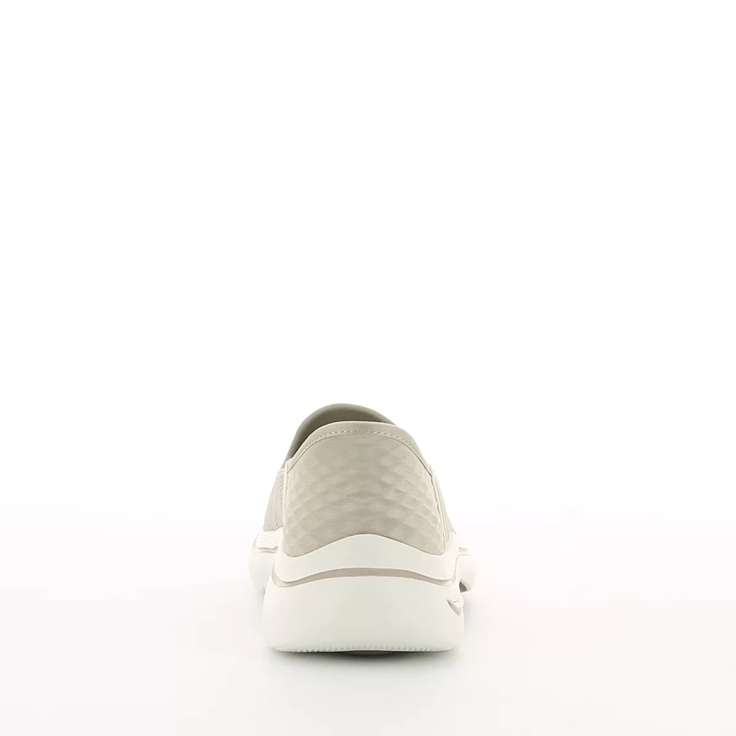 Image (3) de la chaussures Skechers - Mocassins Taupe en Textile