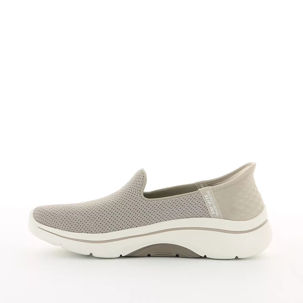 Image (4) de la chaussures Skechers - Mocassins Taupe en Textile