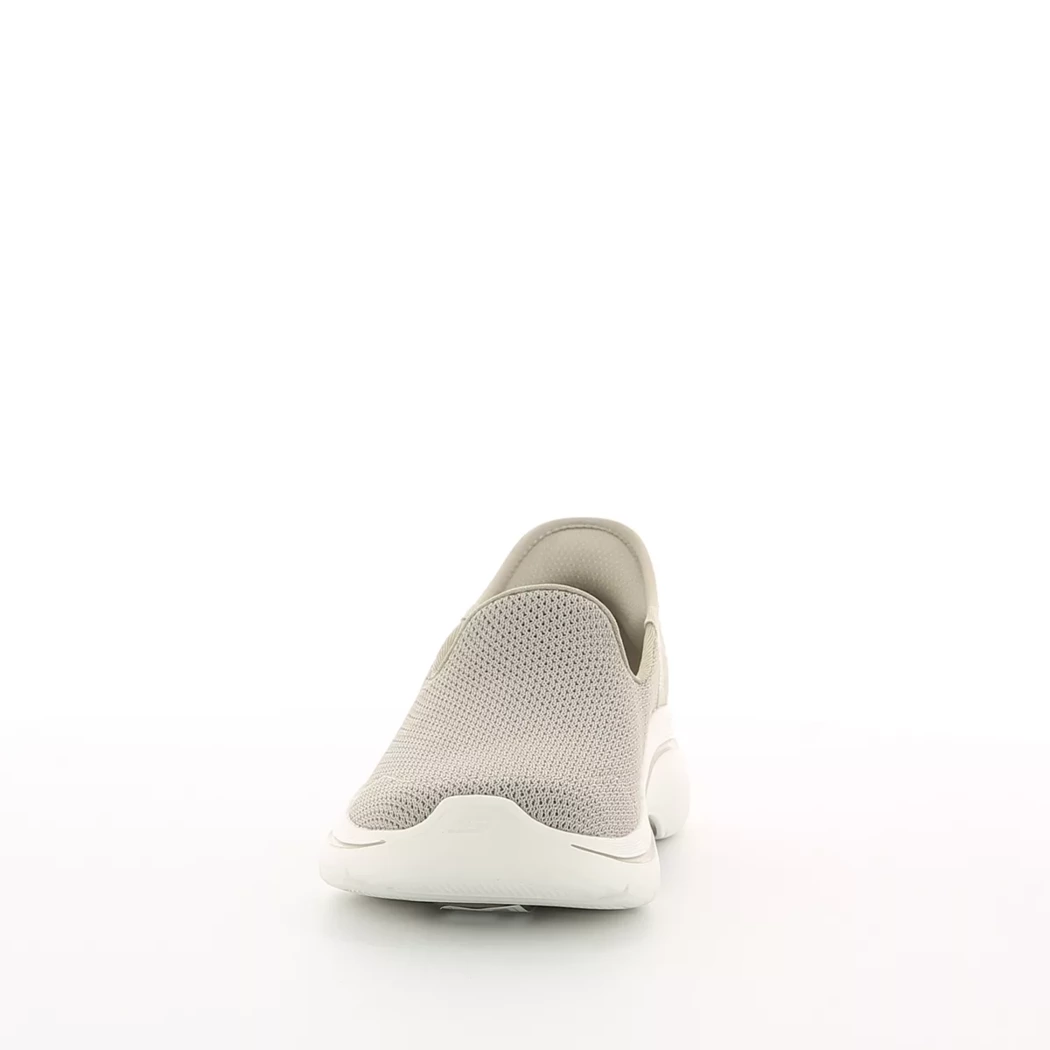 Image (5) de la chaussures Skechers - Mocassins Taupe en Textile