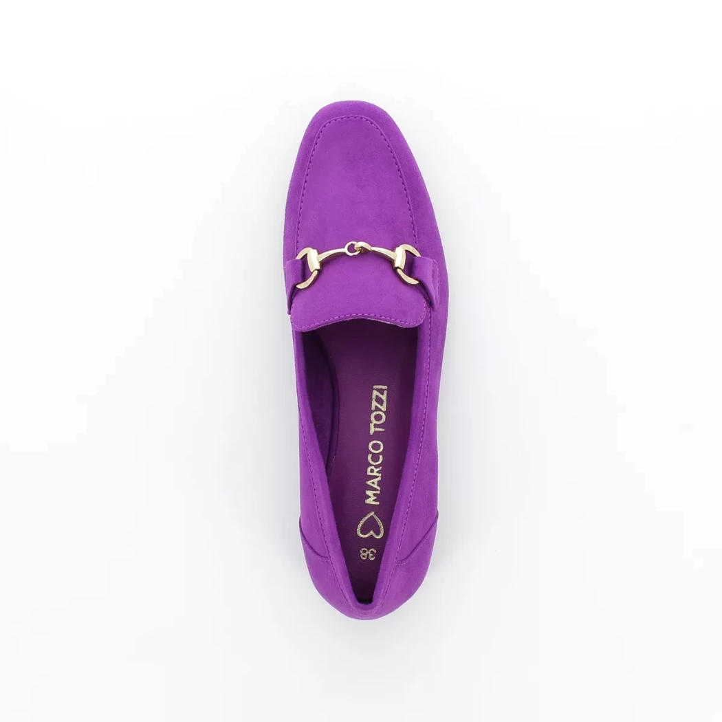 Image (6) de la chaussures Marco Tozzi - Mocassins Violet / Lilas en Cuir synthétique