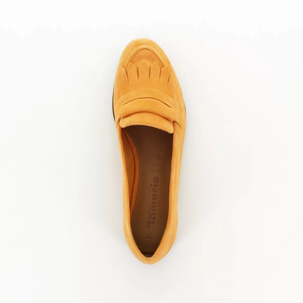Image (6) de la chaussures Tamaris - Mocassins Orange en Cuir nubuck