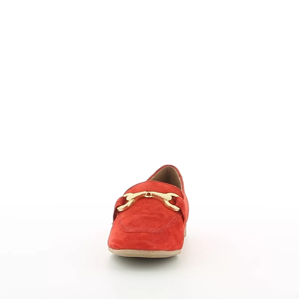 Image (5) de la chaussures Tamaris - Mocassins Rouge en Cuir nubuck