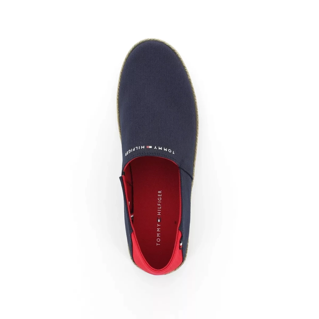 Image (6) de la chaussures Tommy Hilfiger - Espadrilles Bleu en Textile