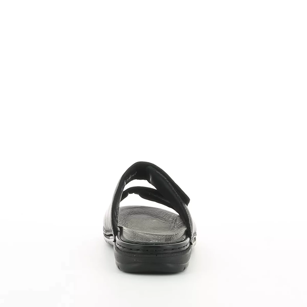 Image (3) de la chaussures Rieker - Mules et Sabots Noir en Cuir