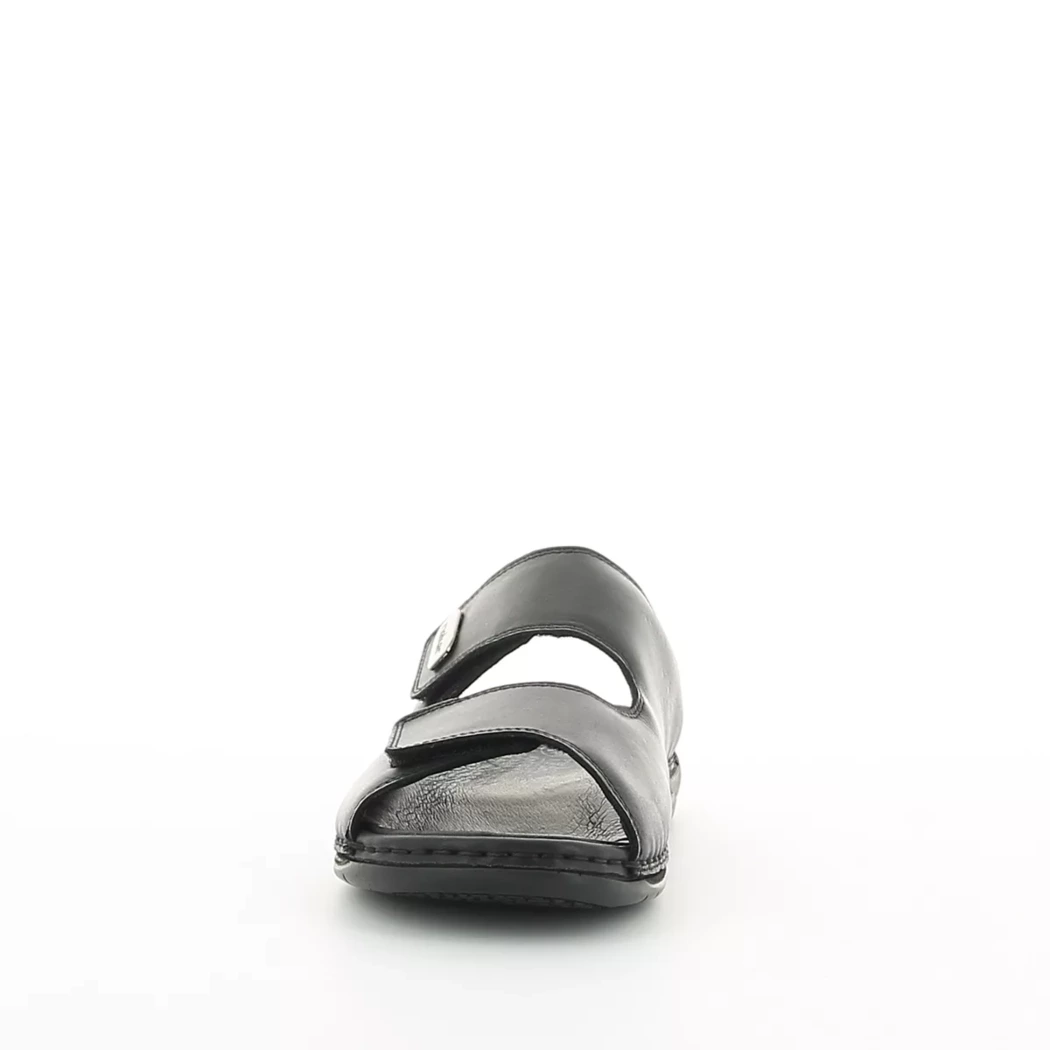 Image (5) de la chaussures Rieker - Mules et Sabots Noir en Cuir