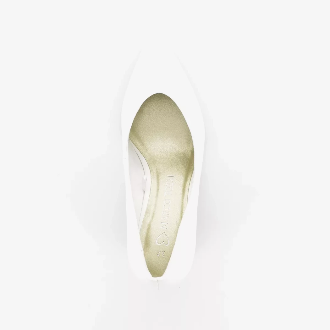 Image (6) de la chaussures Marco Tozzi - Escarpins Blanc en Cuir synthétique