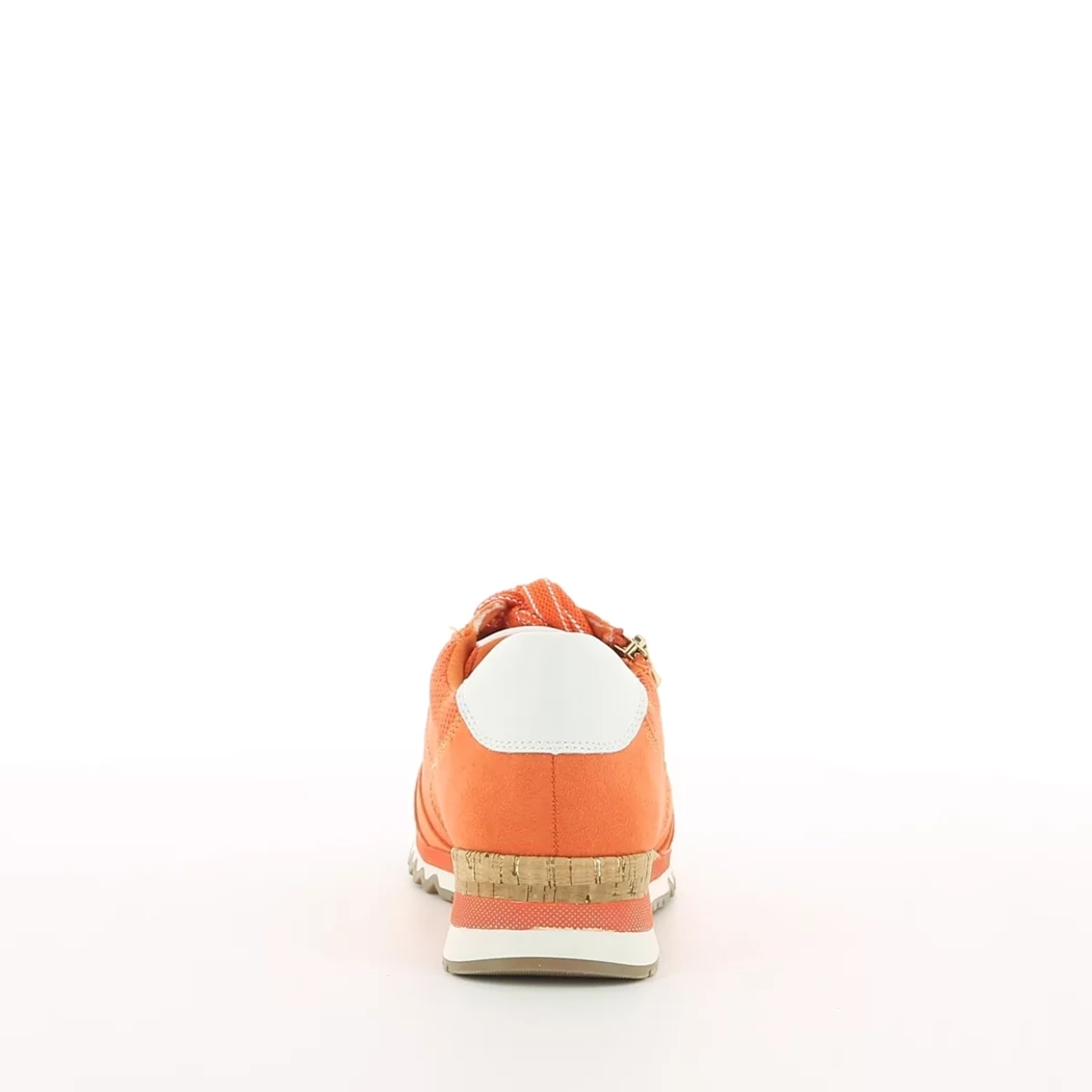 Image (3) de la chaussures Marco Tozzi - Baskets Orange en Cuir synthétique