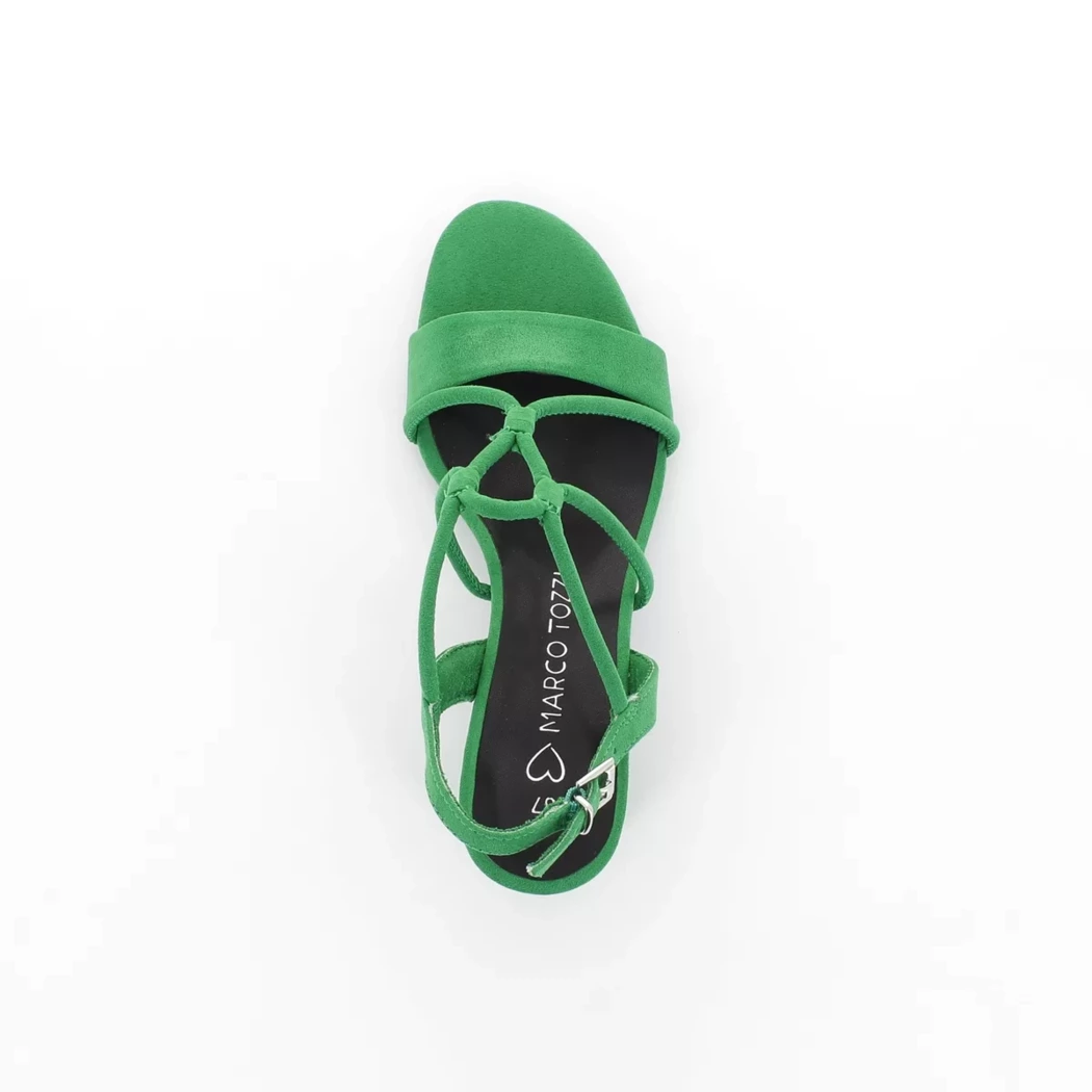 Image (6) de la chaussures Marco Tozzi - Sandales et Nu-Pieds Vert en Cuir synthétique