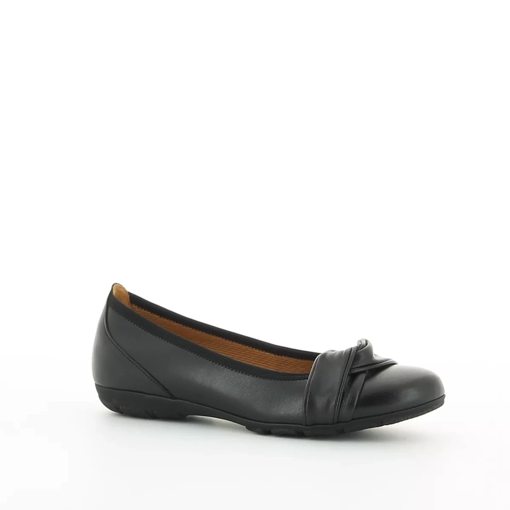 Image (1) de la chaussures Gabor - Ballerines Noir en Cuir